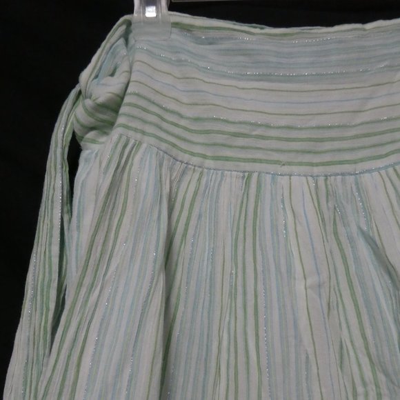 JESIRE size 36, 160/68A, striped lined skirt, side zip and tie - Picture 11 of 16